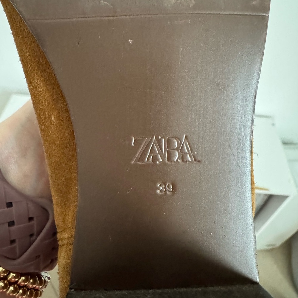 Zara Suede Booties - Picture 2 of 2
